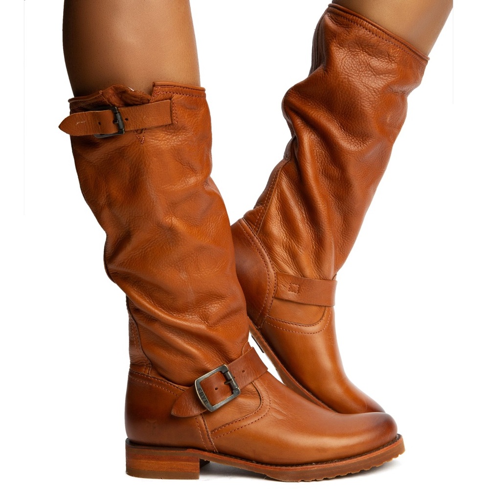 Women's Tan Leather Boots